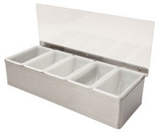 Pojemnik na owoce 6 przegródek, stal nierdzewna