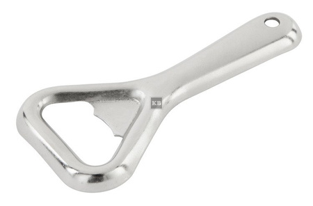 Otwieracz do butelek krótki srebrny, stalowy