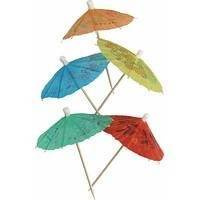 Wykałaczki z parasolką 10 cm 100szt