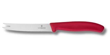 Nóż ząbkowany czerwony Victorinox 11cm