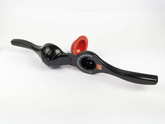 Wyciskacz do połówek cytryn i limonki, dźwigniowy, czarny