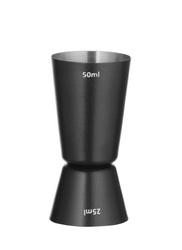 Jigger miarka barmańska czarna 25/50