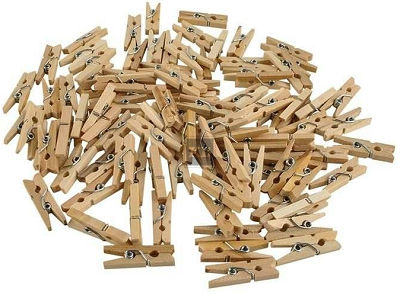 Spinacze Drewniane mini 25mm 200szt