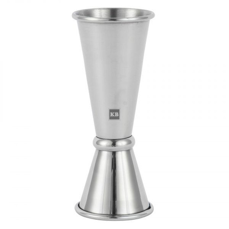 Jigger japoński- miarka barmańska srebrna 20/40ml