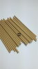 Rurki słomki papierowe brązowe grube Kraft 8mmx21cm 250szt