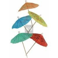 Wykałaczki z parasolką 10 cm 100szt