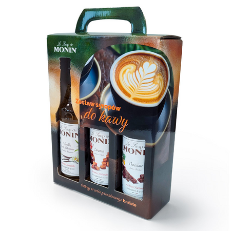 Zestaw syropów do kawy 3 Monin Coffee Set 3x250ml