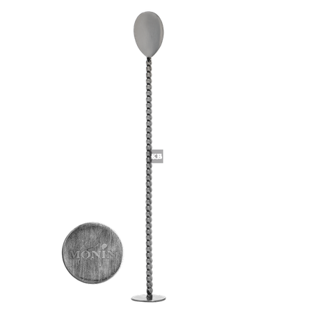 Łyżka barmańska spiralna z dyskiem logo Monin