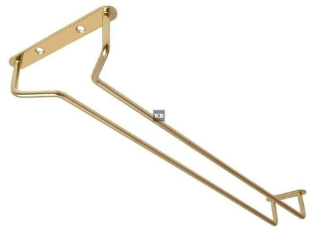 Wieszak na kieliszki 61cm mosiądz