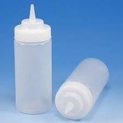 Butelka do dekorowania sosami plastikowa 125ml