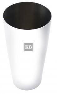 Kubek bostoński emaliowany biały 0,8L