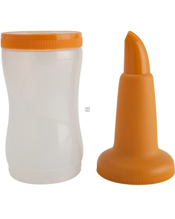 Butelka na sok dyspenser 1L pomarańczowa