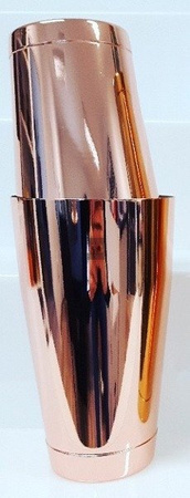 Zestaw Shaker barmański 2 częściowy Tin Tin Copper