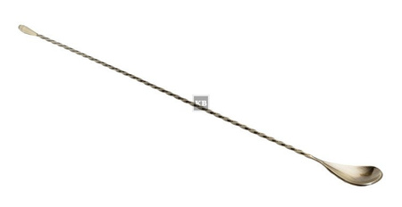 Łyżka barmańska spiralna Collinson 45 cm wzór antyczny mosiądz Antique Brass