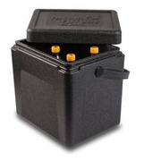 Pojemnik termoizolacyjny czarny z uchwytem 20L 