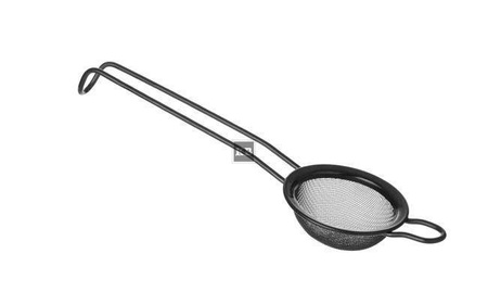 Sitko barmańskie fine strainer czarne małe 65x220
