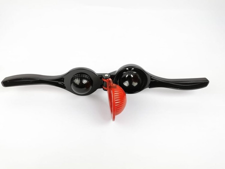 Wyciskacz do połówek cytryn i limonki, dźwigniowy, czarny