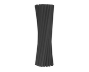 Rurki słomki do napojów wielokrotnego użytku czarne JUMBO 9mmx240mm/250szt