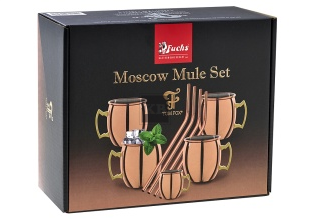 Moscow Mule zestaw gładki 10 elementowy
