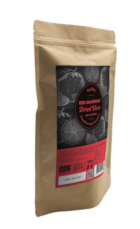 Suszone plasterki różowego grejpfruta ODK 100g