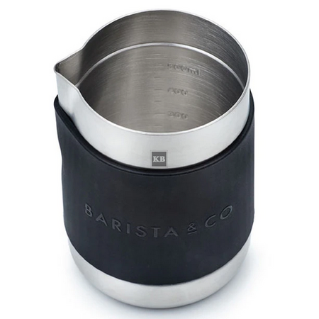 Dzbanek do spieniania mleka Barista Shorty 600ml srebrny HPP