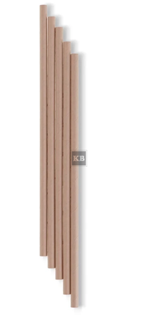 Rurki słomki papierowe brązowe Kraft 6mm x 19,7cm 250szt
