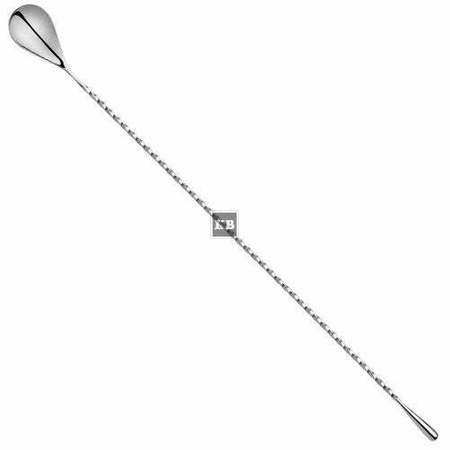 Łyżka barmańska długa 40cm srebrna