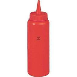 Butelka do sosów, soków, poj.0,7L - Squeeze Bottle czerwona