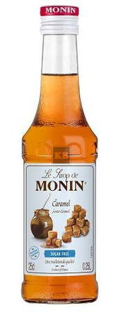 Syrop Bezcukrowy Karmelowy Monin Sugar Free Caramel 0,25L