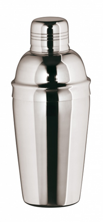 Shaker barmański polerowany z sitkiem 0,5L