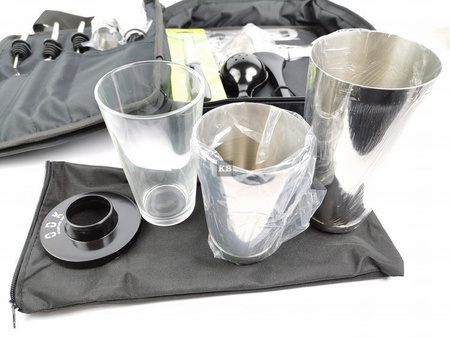 Profesjonalna torba barmańska z wyposażeniem - model III 24 elementy