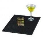 Mata barmańska prostokątna czarna 45x30cm