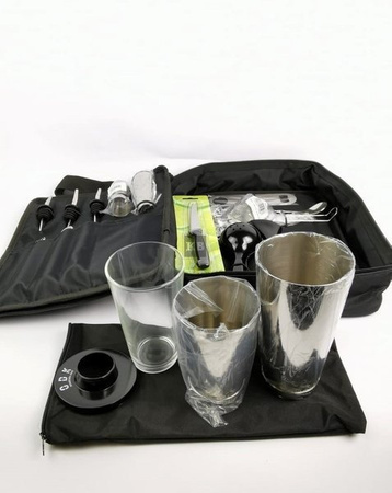 Profesjonalna torba barmańska z wyposażeniem - model III 24 elementy