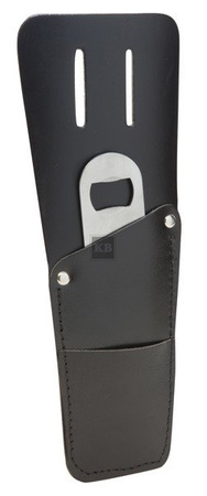 Kabura barmańska skórzana czarna