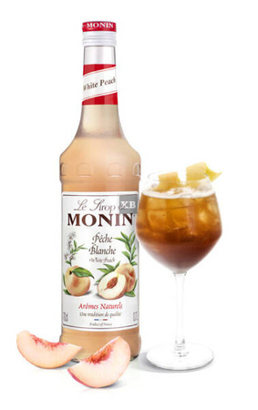 Syrop Biała Brzoskwinia Monin - White Peach 0,7L