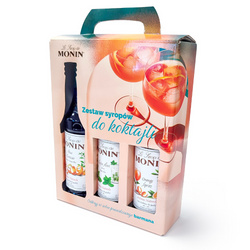 Zestaw syropów koktajlowy 3 Monin Cocktail maxi set  3x 250ml