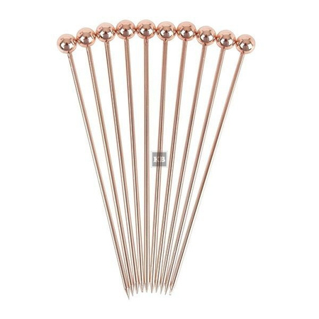 Wykałaczka stalowa kulka Copper 10,8cm