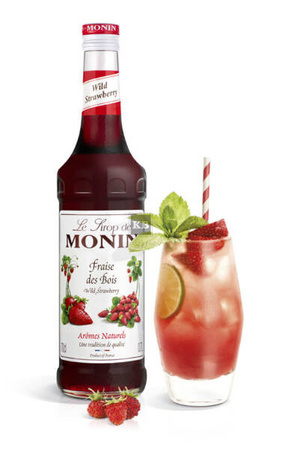 Syrop Poziomkowy Monin- Wild Strawberry 0,7L