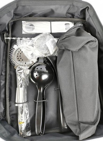 Profesjonalna torba barmańska z wyposażeniem - model III 24 elementy