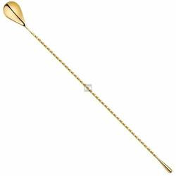 Łyżka barmańska spiralna złota długość 30cm