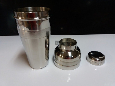 Shaker Savoy 3-częściowy 700ml polerowany, stal nierdzewna