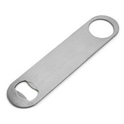 Otwieracz do butelek srebrny, stalowy