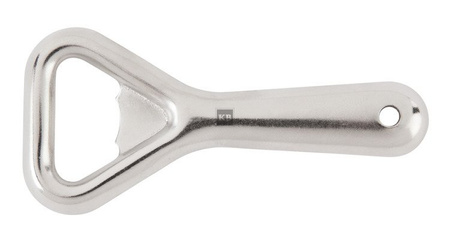 Otwieracz do butelek krótki srebrny, stalowy