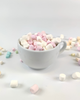 Mini pianki marshmallows biało- różowe 1kg