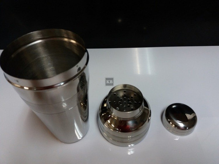 Shaker Savoy 3-częściowy 700ml polerowany, stal nierdzewna