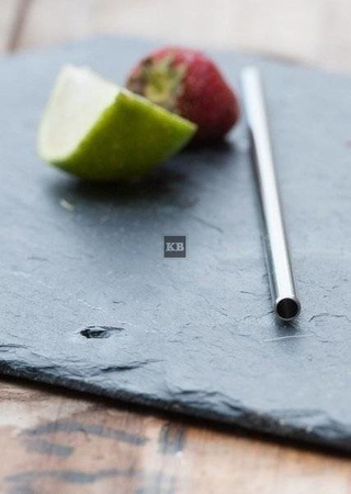 Rurka słomka stalowa prosta