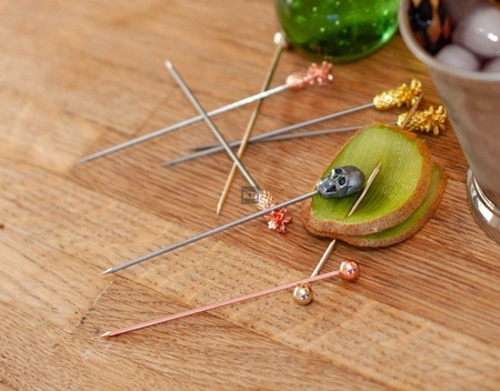 Wykałaczka stalowa kulka Copper 10,8cm