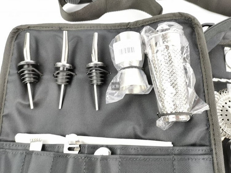 Profesjonalna torba barmańska z wyposażeniem - model III 24 elementy