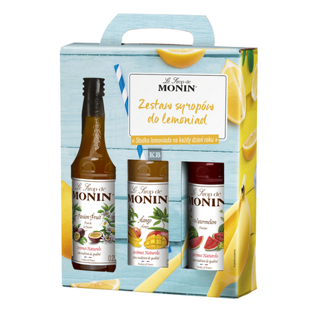 Zestaw syropów do lemoniady 3 Monin Lemonade Set 3x250ml