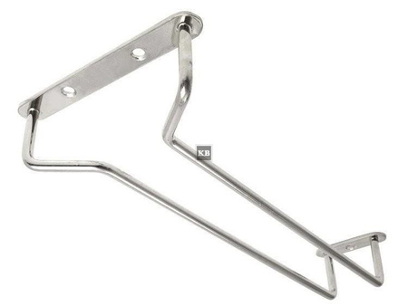 Wieszak na kieliszki 26cm srebrny